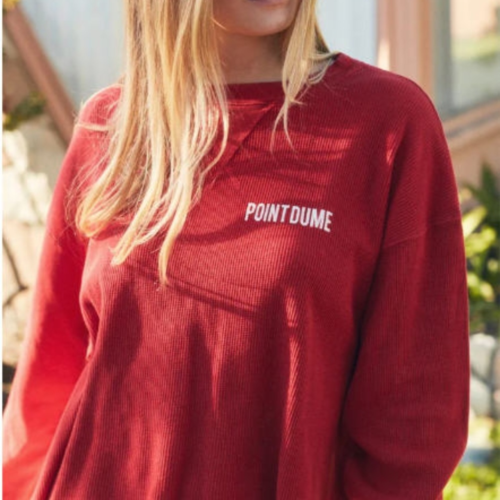 Brandy Melville Red Mailibu Point Dume  Thermal